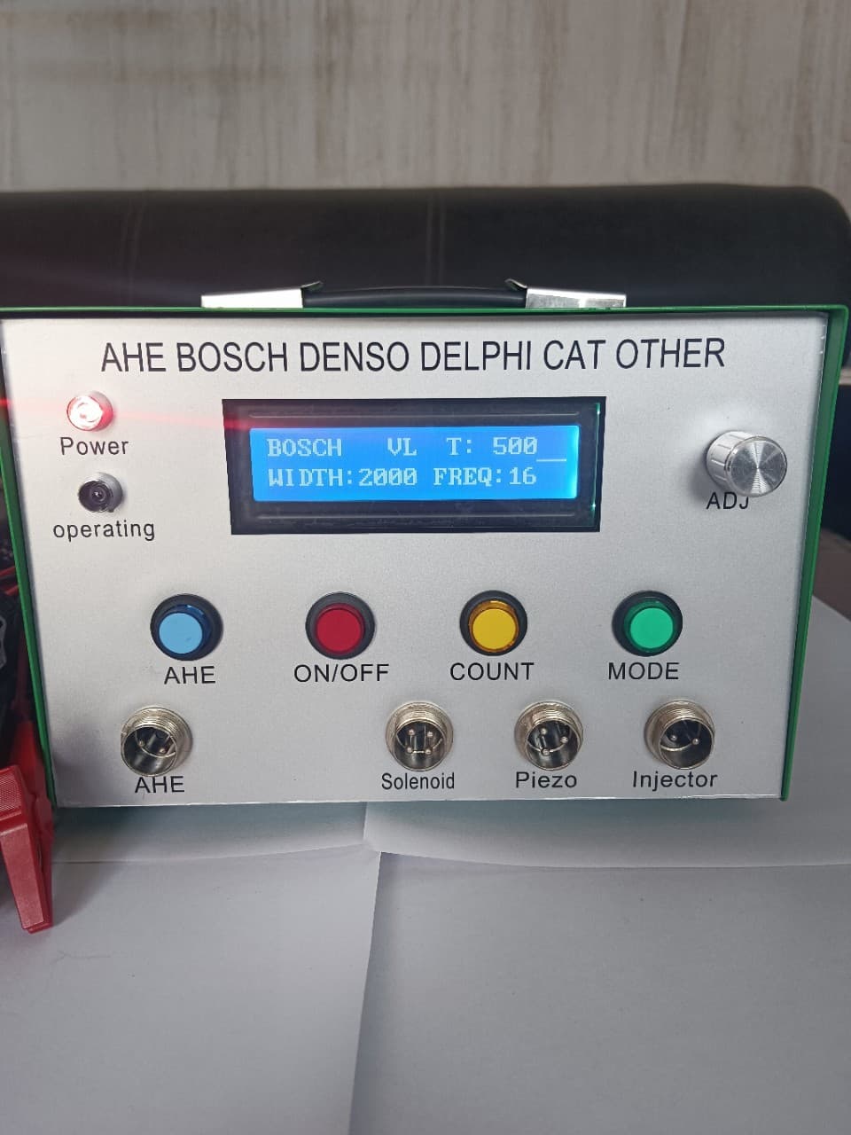 CRI250A Piezo Injector Comprehensive Tester with AHE Dynamic Lift Stroke Measurement Tool
