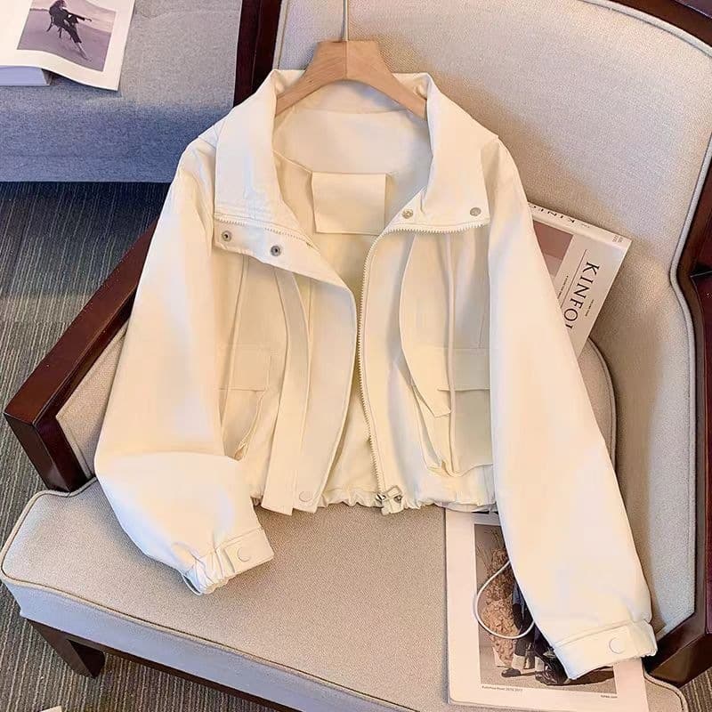 Girls' Spring/Fall 2026 New Style Loose Casual Thin Princess-Style Versatile Utility Spring Jacket Trendy