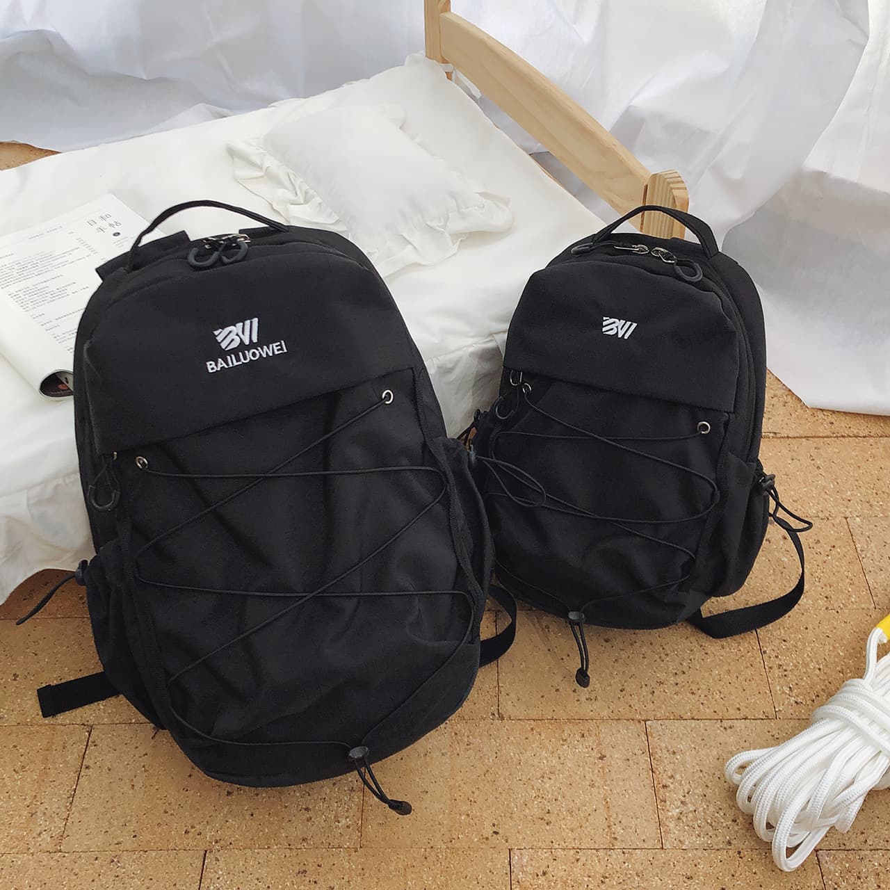 2026 New Unisex Couple Backpack Lightweight Minimalist Large Capacity Outdoor Casual Travel Backpack for Students