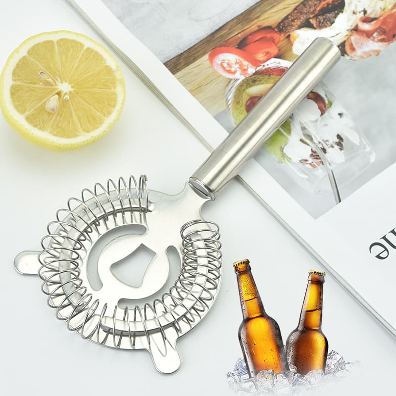 Wholesale 304 Stainless Steel Ice Strainer Filter Bar Cocktail Ice Strainer Home DIY Mixing Tool