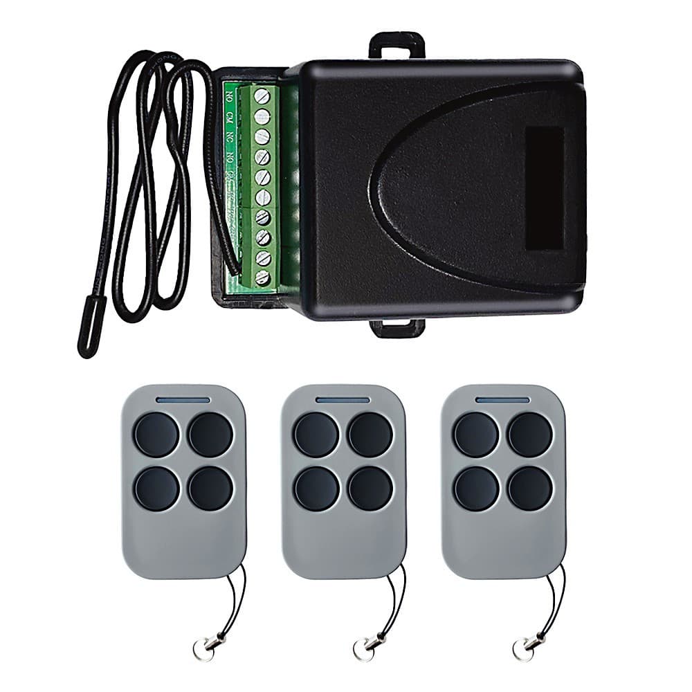 433 copy remote control with learn code/fixed code/rolling code RF transmitter and receiver