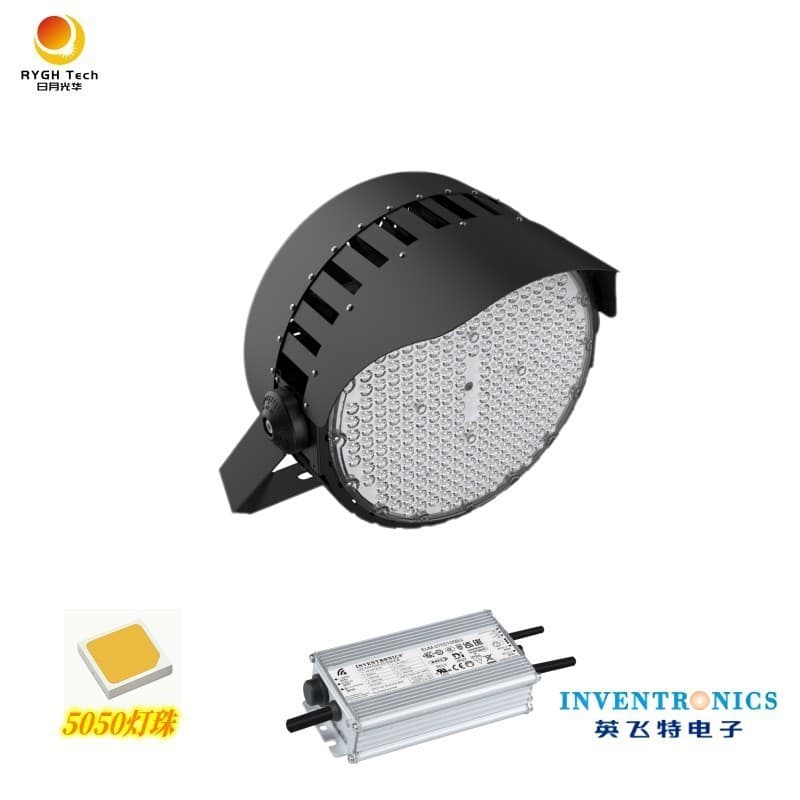 LED Outdoor High-Light Waterproof Competitive Stadium Dedicated Lighting 600W Round Court Light Square Illumination Lamp