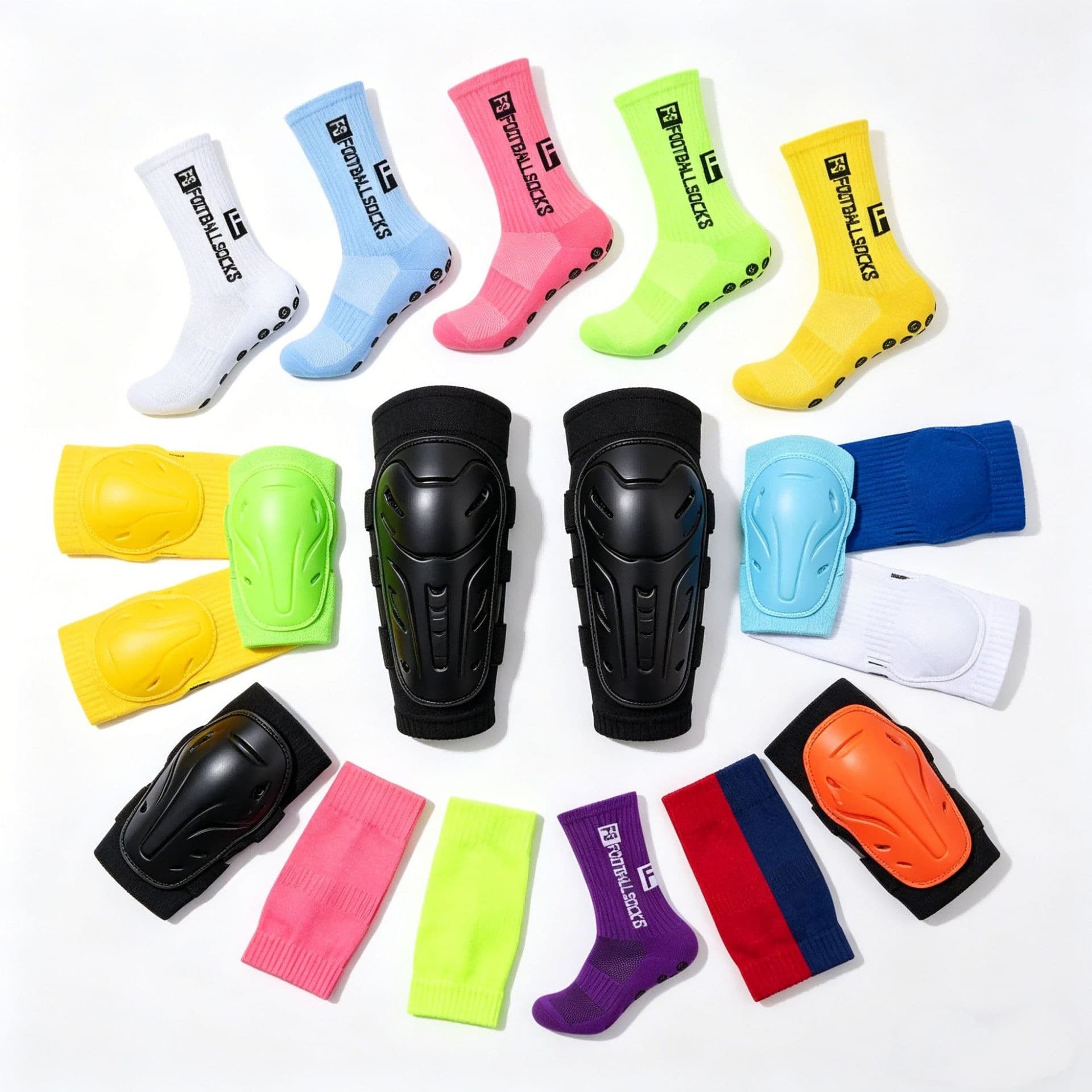 Cross-border SHEIN TEMU Mercado Libre AliExpress Hot Selling FS Thickened Towel Bottom Deodorant Dot Glue Non-slip Football Socks