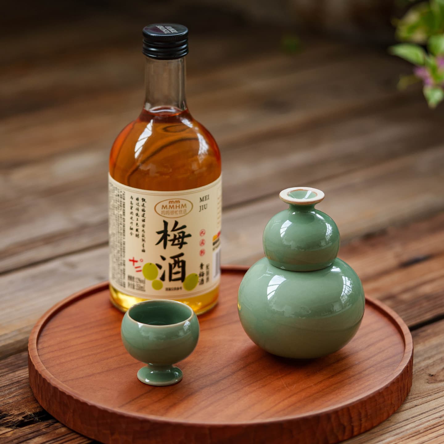 Factory Celadon Fulu Small Wine Set, Ceramic Liquor Decanter, One-Shot Cup Wine Dispenser, High-End Gift Box Set