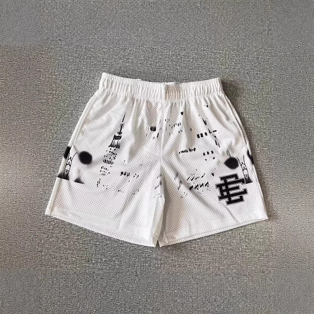 2026 New Cross-Border EU/US Summer Floral Print Gym Sports Men's Casual Fashion Beach Shorts, Stylish Seaside