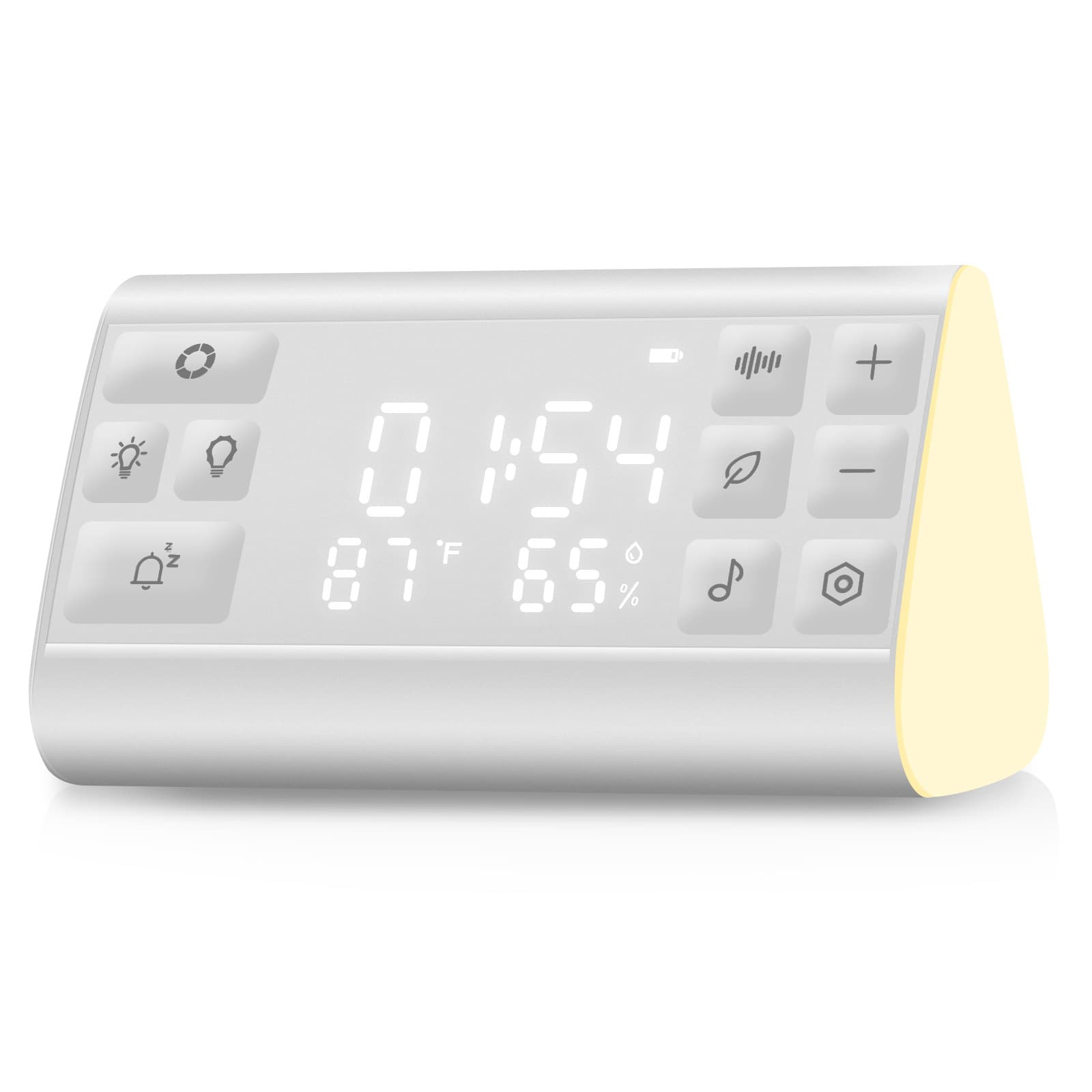 Cross-border sleep instrument white noise night light rain sound sleep aid clock speaker clock white noise device baby soothing