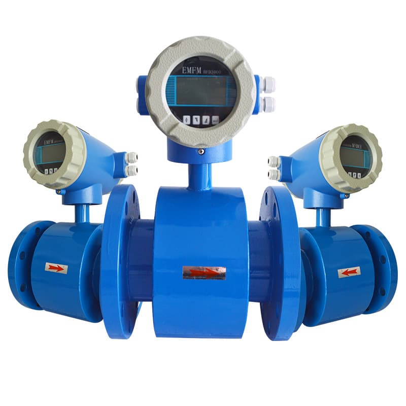 Intelligent Electromagnetic Flow Meter for Sewage, Split-Type Integrated Pipeline, Mud Pipeline, Fire Protection, High-Precision Digital Display Sensor