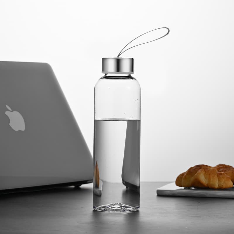 Modern Simple Translucent Plastic Cup Sealed Leak-Proof Straight Drink Straight Body Cup High Temperature Resistant Portable Gift Cup