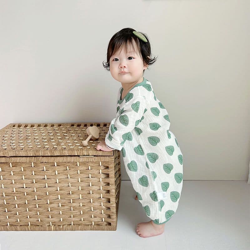 Baby Pajamas Thin Men's and Women's Baby Nightgown Long-Sleeved Summer Children's One-Piece Nightgown Air-Conditioned Clothes Summer Bathrobe