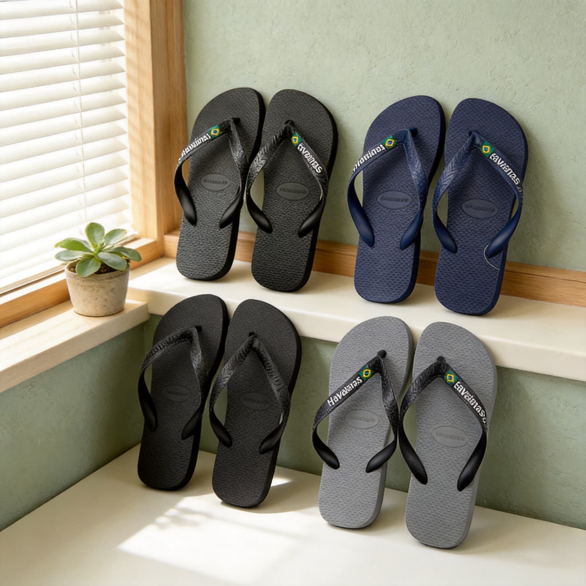 Men's Flip-Flops Wholesale Simple Versatile Wear-Resistant Breathable Outdoor New Style Personalized Beach Solid Color Thong Sandals