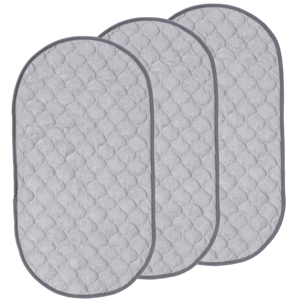 Cross-border baby changing pad, skin-friendly bamboo cotton care table, waterproof reusable diaper pad