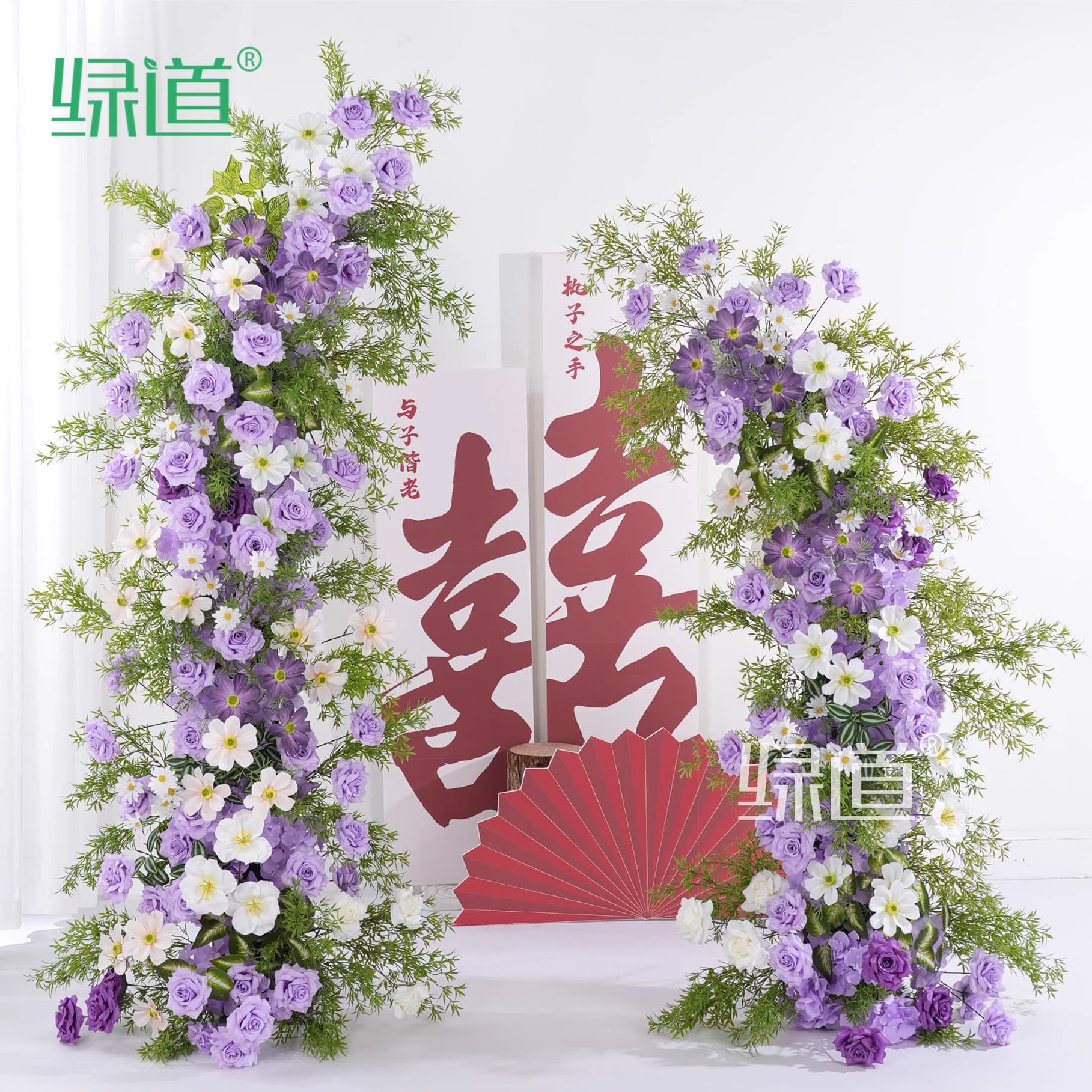 [Arch Floral Series] New Wedding Iron Arch Flower Stand Outdoor Wedding Arrangement Wedding Background