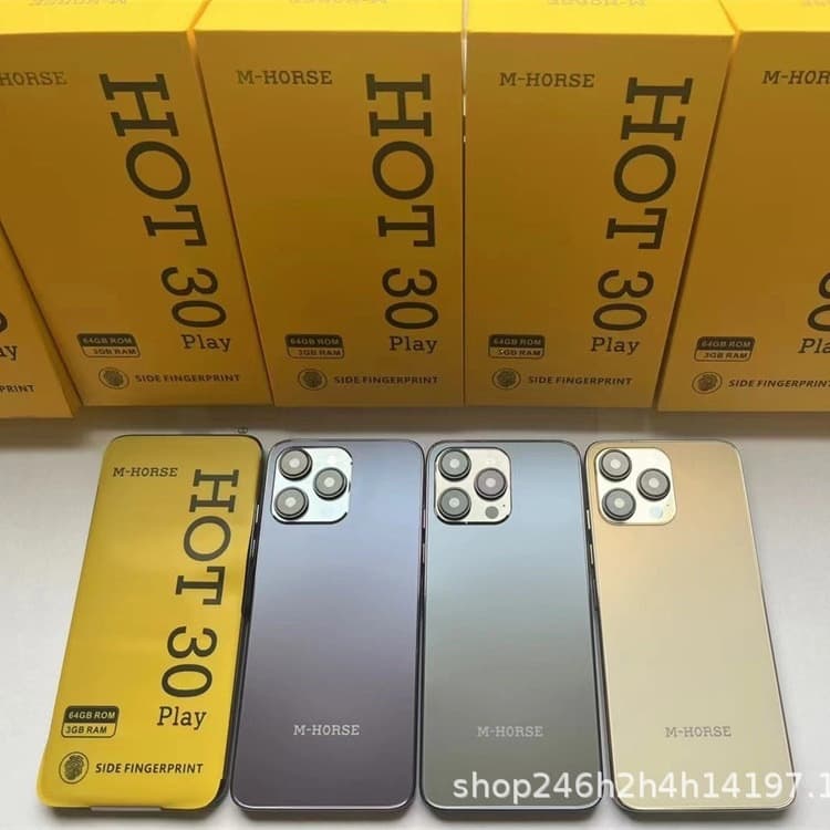 New Smartphone HOT30play+ Android Smartphone M-HORSE Original Factory Wholesale
