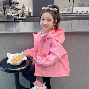 Girls' Jacket Spring Autumn 2025 New Fashion Baby Girl Fall Korean Style Coat Children's Autumn Windbreaker