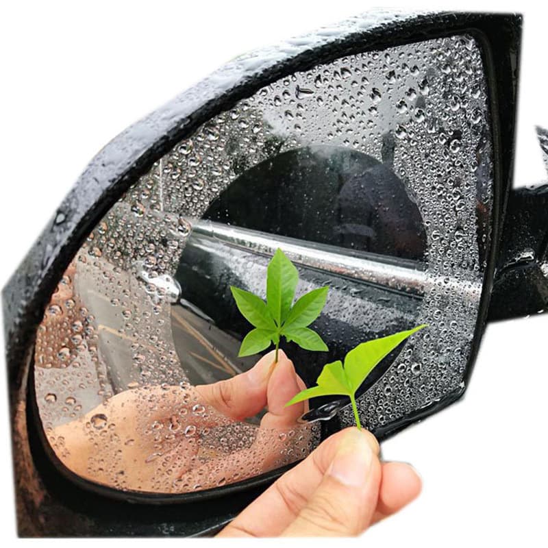 Car Rearview Mirror Waterproof Film Anti-Fog Hydrophobic Film Anti-Glare Rain Repellent Water Removal Film