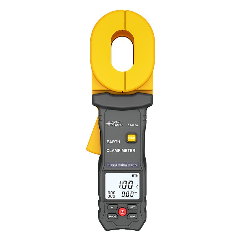 CEM ST4100 Clamp Ground Resistance Current Tester, ST4800 Lightning Protection Loop Clamp Digital High-Precision