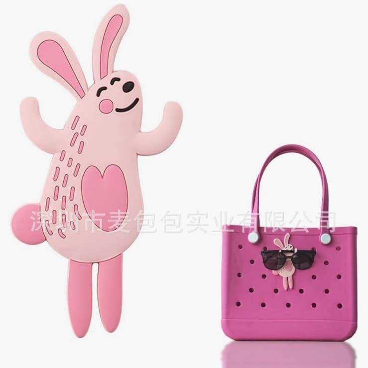 New type of bendable storage accessories eva hole beach bag detachable animal accessories factory