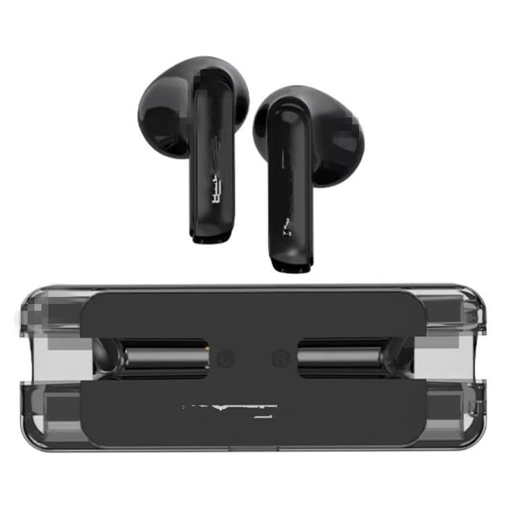 Cross-border new true wireless Bluetooth headset transparent cabin game game sports call binaural bass headset