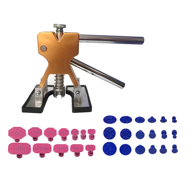 Car Body Repair Tools 29PCS Dents Removal Tool Metal And Plastic Material for Car Body Puller Pit And Scratch Repair Tools