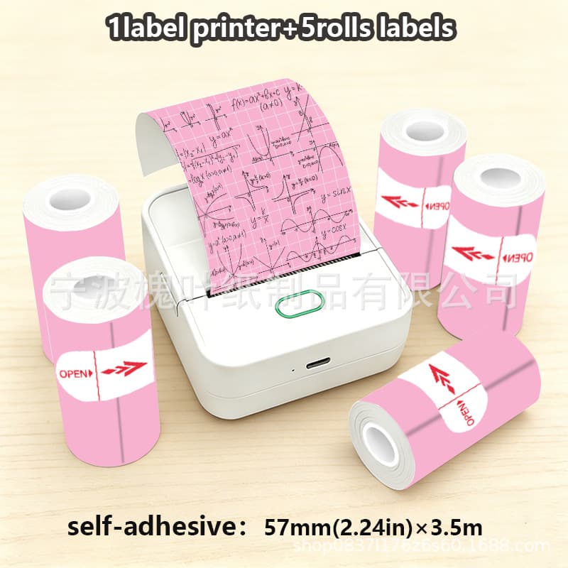 Cross-border Mini Pocket Label Printer Bluetooth Connection Barcode Label Portable Thermal Label Printer