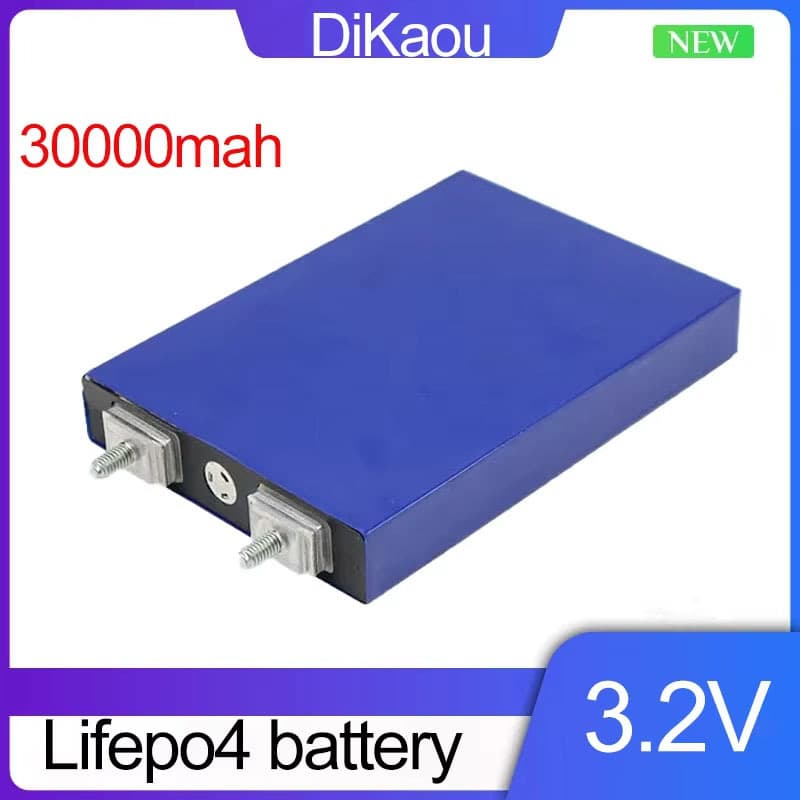 3.2V30Ah LiFePO4 lithium iron phosphate battery suitable for DIY 12V24V 36V48V motorcycles