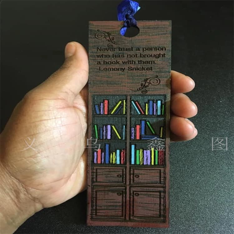 Bestselling Bookshelf Bookcase BOOKMARKS. RZP Wooden Bookshelf Bookcase Bookmark