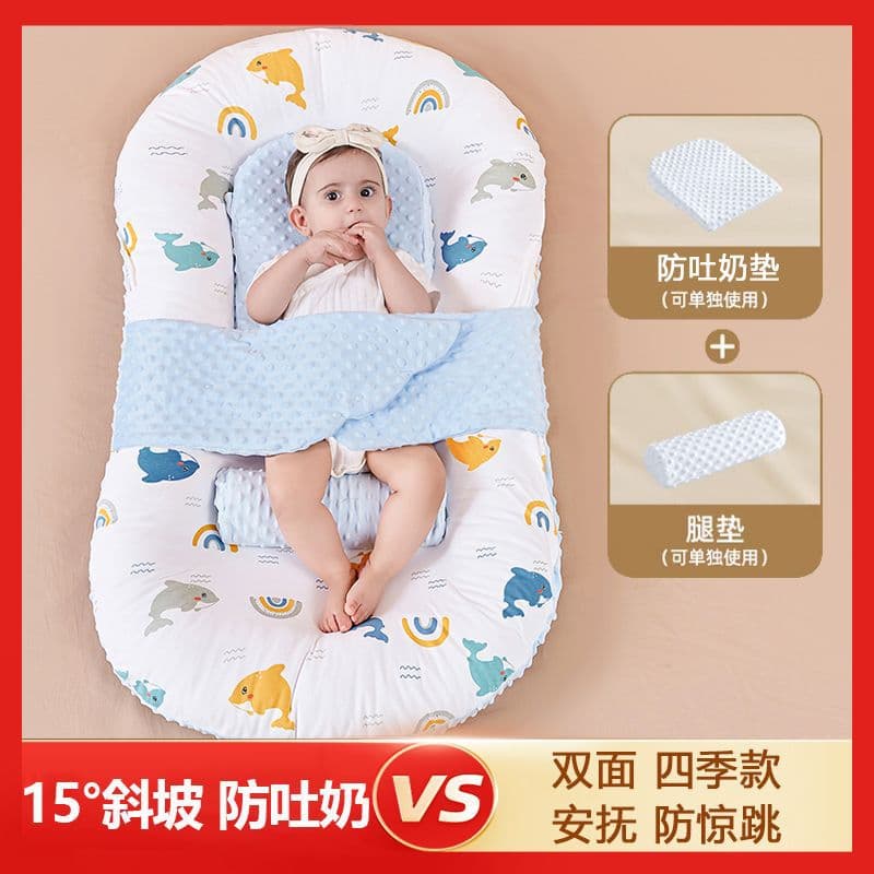 Baby crib, newborn soothing and anti-startle bionic calming crib, baby anti-pressure sleeping crib, wholesale from the manufacturer.