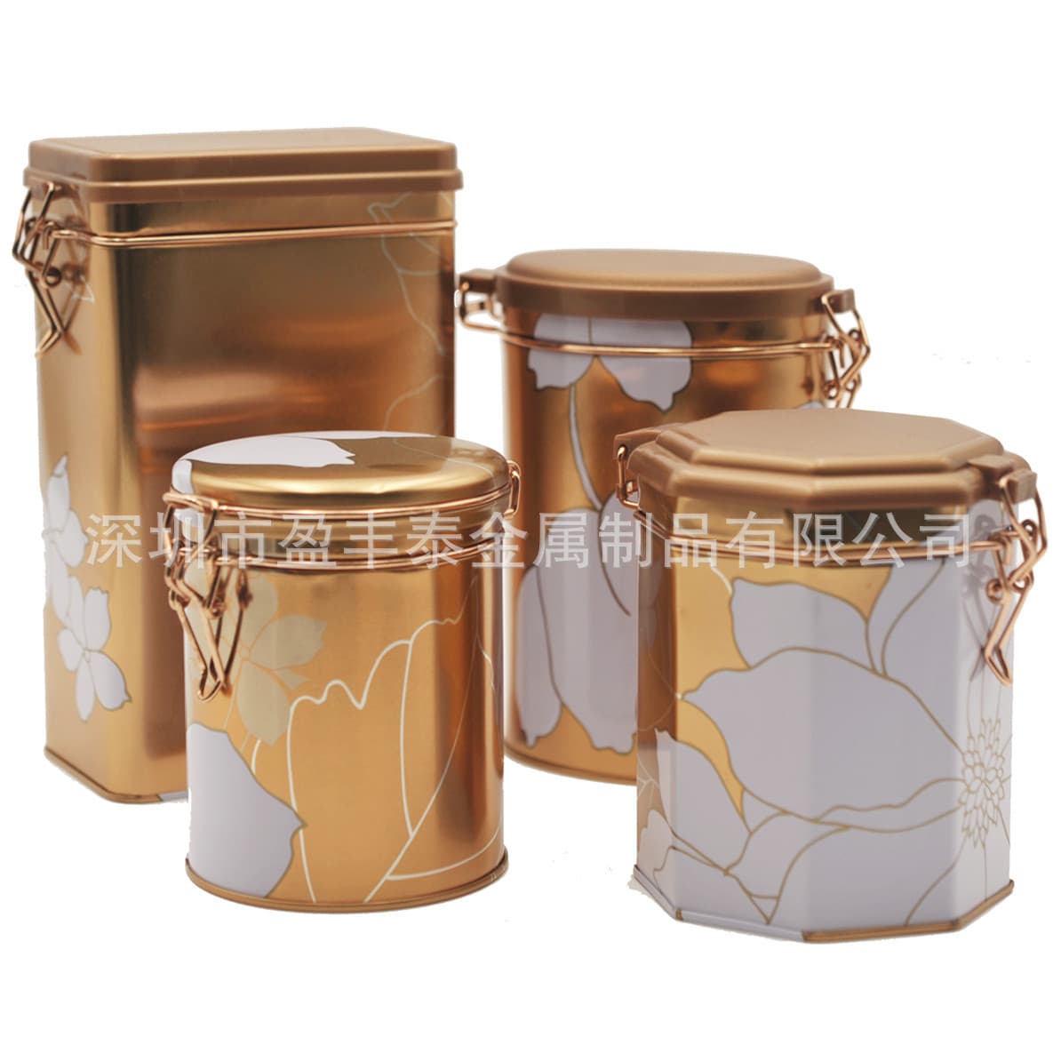 Custom coffee can tea can tin gift box OEM manufacturer custom pattern tin can free sample