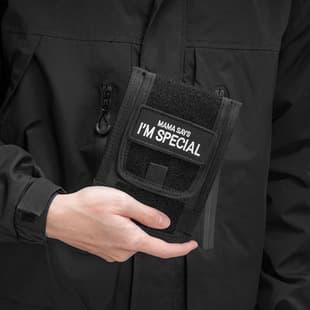 Lightweight Tactical Patrol Notebook Cover Outdoor Field Record Leather Case Waterproof Oxford Cloth Duty Storage Bag