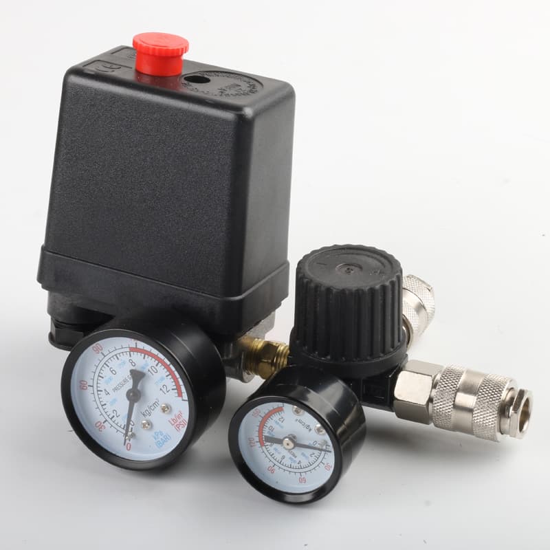 Wholesale Air Compressor and Air Pump Parts, Pressure Regulating Valve, European-Style Regulator Bracket Assembly, Air Pressure Switch Assembly for Export Cross-Border