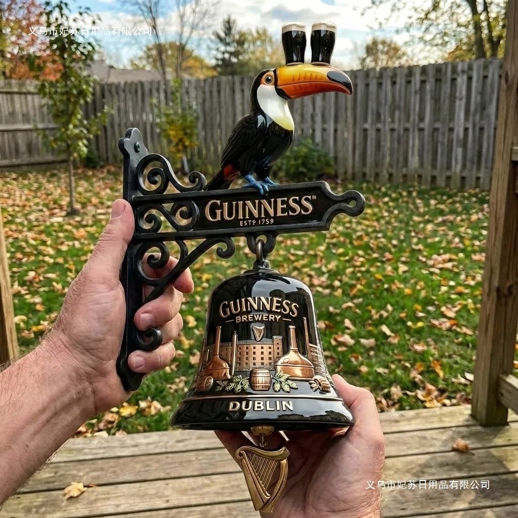 New Cross-border 3D Resin Shaped Iron Doorbell Eagle Doorbell Iron Lady Team Doorbell