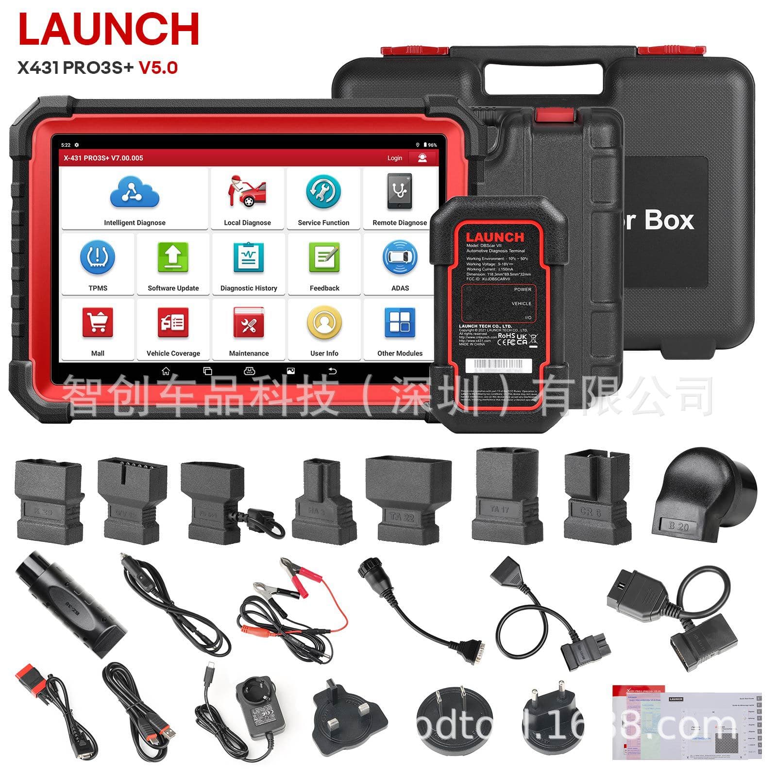 LAUNCH X431 PRO3S+ V5.0 Full System Automotive Diagnostic Tool