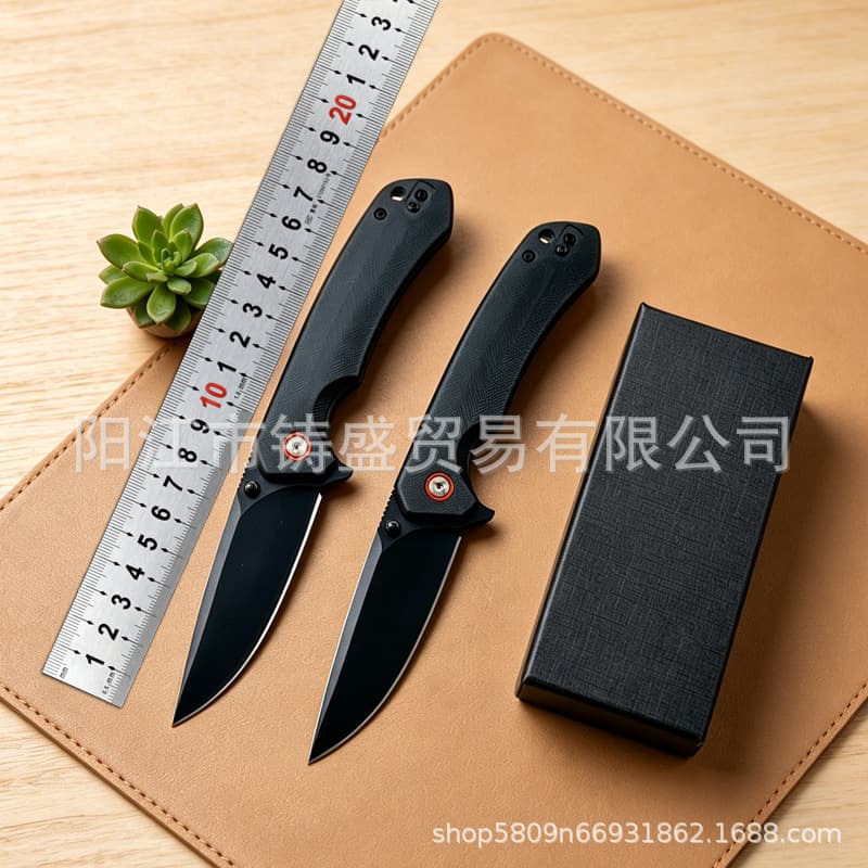 High-quality G10 handle folding knife, portable EDC outdoor camping fruit knife, sharp and portable, high hardness for survival