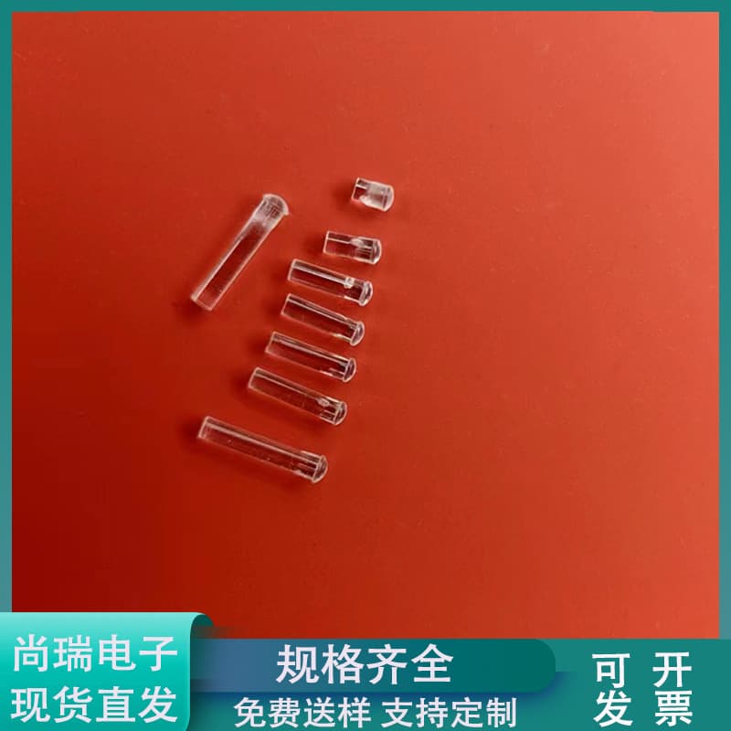 LDT2.0 Light Guide Columns for SMD LEDs, LDK Diameter Light Guide Posts, PC Transparent Light Guide Caps