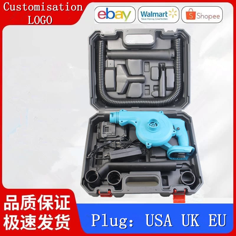 Lithium Battery Vacuum Cleaner DC Blower Industrial Dust Removal Cordless Blower Rechargeable Electric High Air Volume