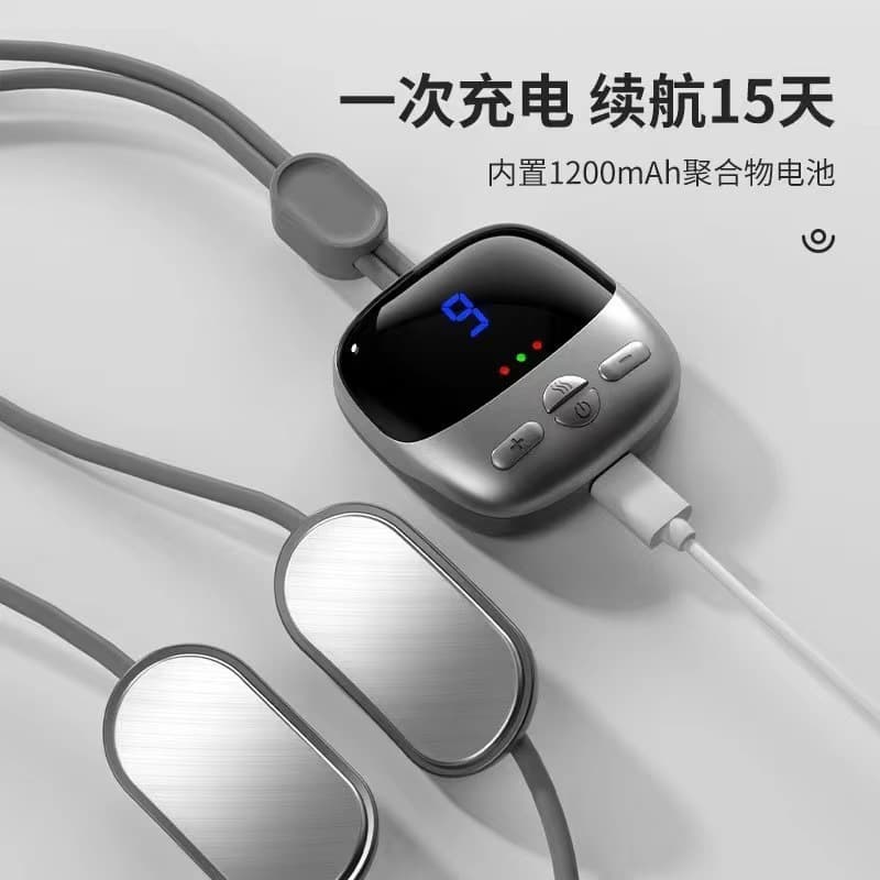 Cross-border home smart constant temperature neck protector, pendant-style portable pulse heat massage gift