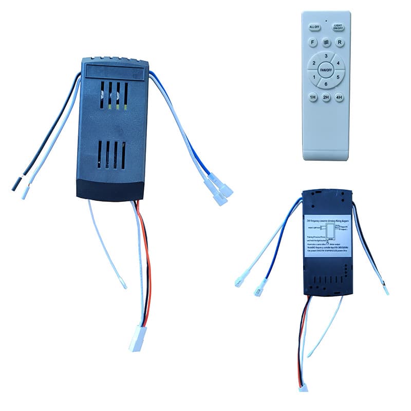Ceiling Fan Light Variable Frequency Motor DC24V Remote Low Voltage 35W DC Fan Drive Controller 6-speed Regulator