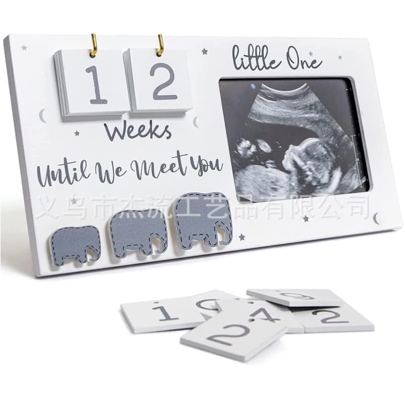 Newborn Milestone Photo Frame Wooden Frame Living Room Decoration Baby Growth Memory Frame