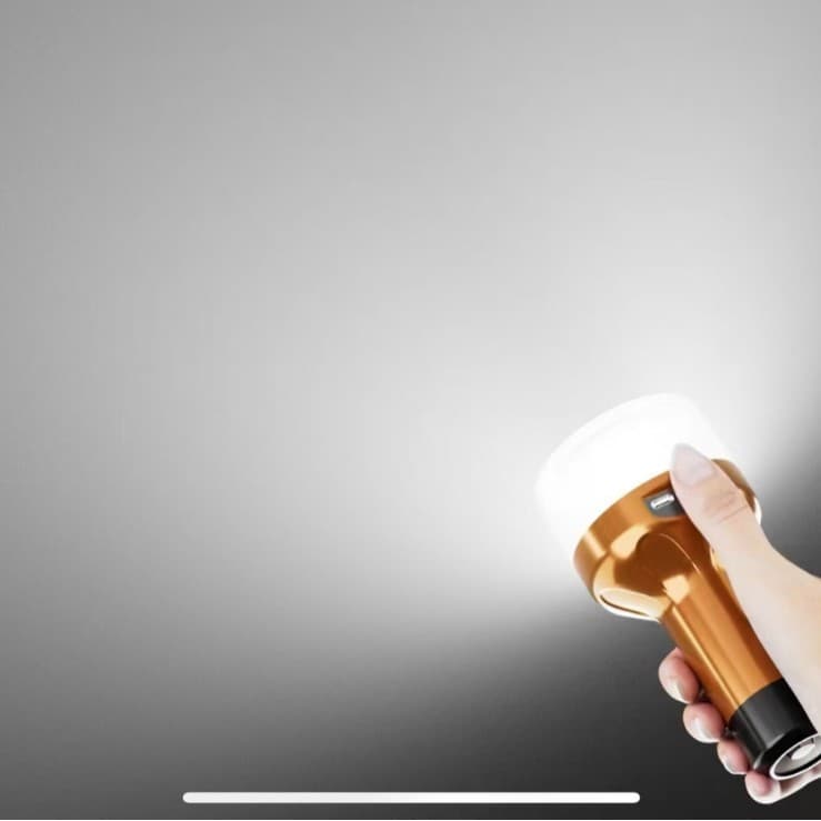 Flashlight, bulb, emergency light, three-use rechargeable home camping universal magic lamp, portable emergency LED energy-saving lamp