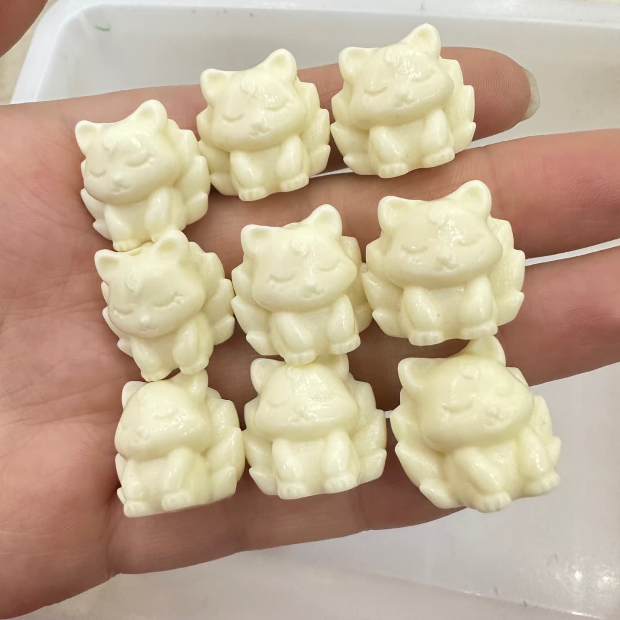 Ivory Fruit Nine-Tailed Fox DIY Cultural and Creative Buddhist Beads Accessories Spacer Beads Handmade Woven Bracelets