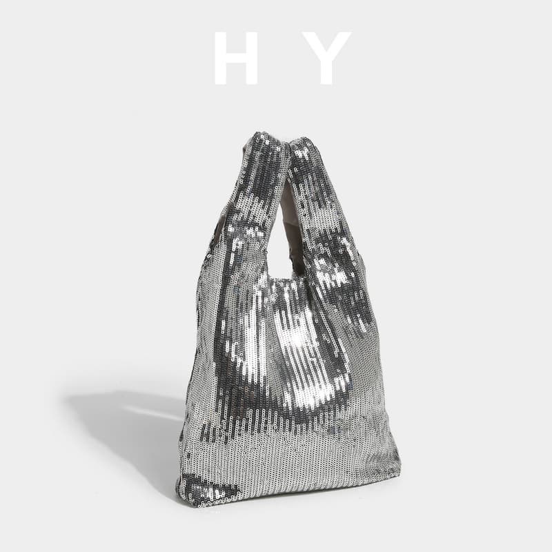 Ladies Personalized Clutch Purse Evening Bag Handheld Sequin Fashion Vest Bag Soft PVC Daily Match Cylinder Shape Magnetic Buckle