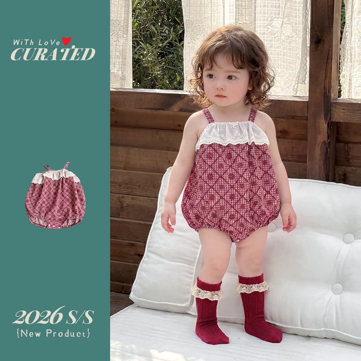 Baby Sweet Suspender Bodysuit Thin Girls Lace Harness Baby Girl Full Moon Dress Bag Summer Summer