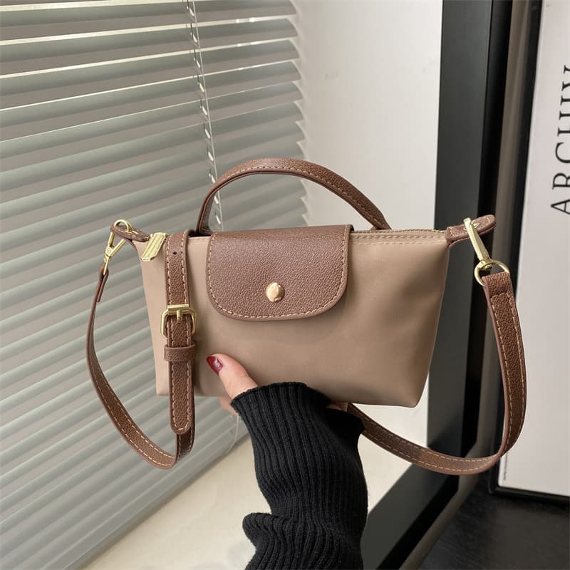 Vintage Fashion Versatile Cross-Border Women's Bag 2025 Spring/Summer Shoulder Crossbody Handbag High-End Dumpling Bag Street Fashion