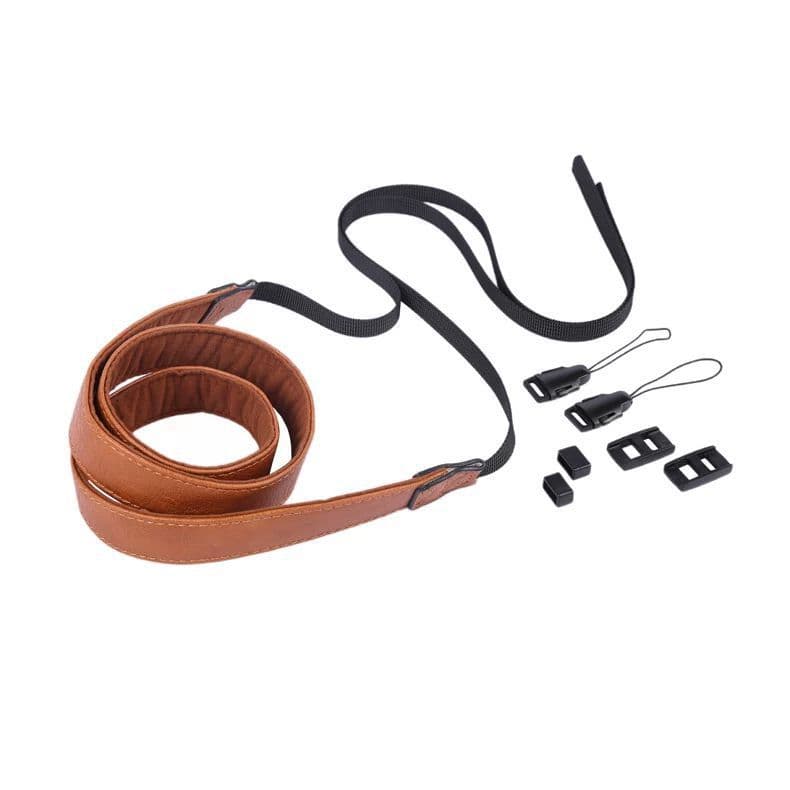 Backpacker Z27 DSLR Camera Strap Ultra-Soft Leather Shoulder Strap Adjustable for Medium and Small Cameras