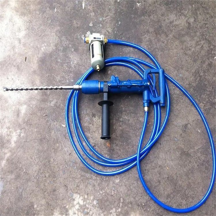 Portable Small Pneumatic Rock Drill QCZ-1, Handheld Pneumatic Impact Drill, Rock Drilling Impact Drill