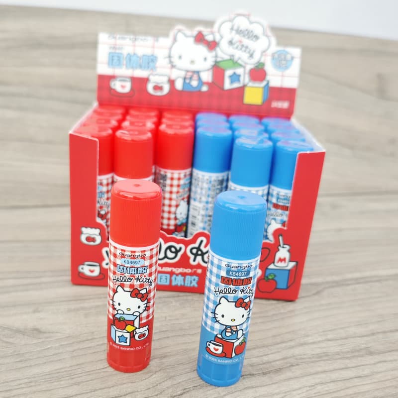 Guangbo 84697 Cute Hello Kitty Solid Glue High-Quality Children's DIY Craft Student Office Supplies Glue Stick 8g