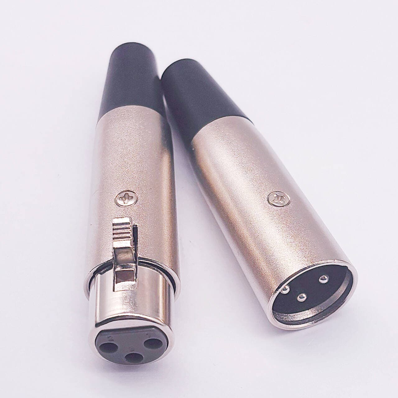 Three-Pin XLR Male to Female Adapter Plug Audio Video Equipment Sound System Microphone Connector Right Angle Adapter Cable