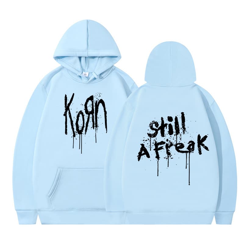 Long time Korn Music Concert Rock Band WORLD TOUR Hoodie Men's V