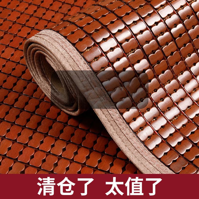 Summer Mahjong Mat 0.8m 1.5m 1.8m 2.2m Carbonized Mahjong Mat Folding Student Bamboo Bed Mat