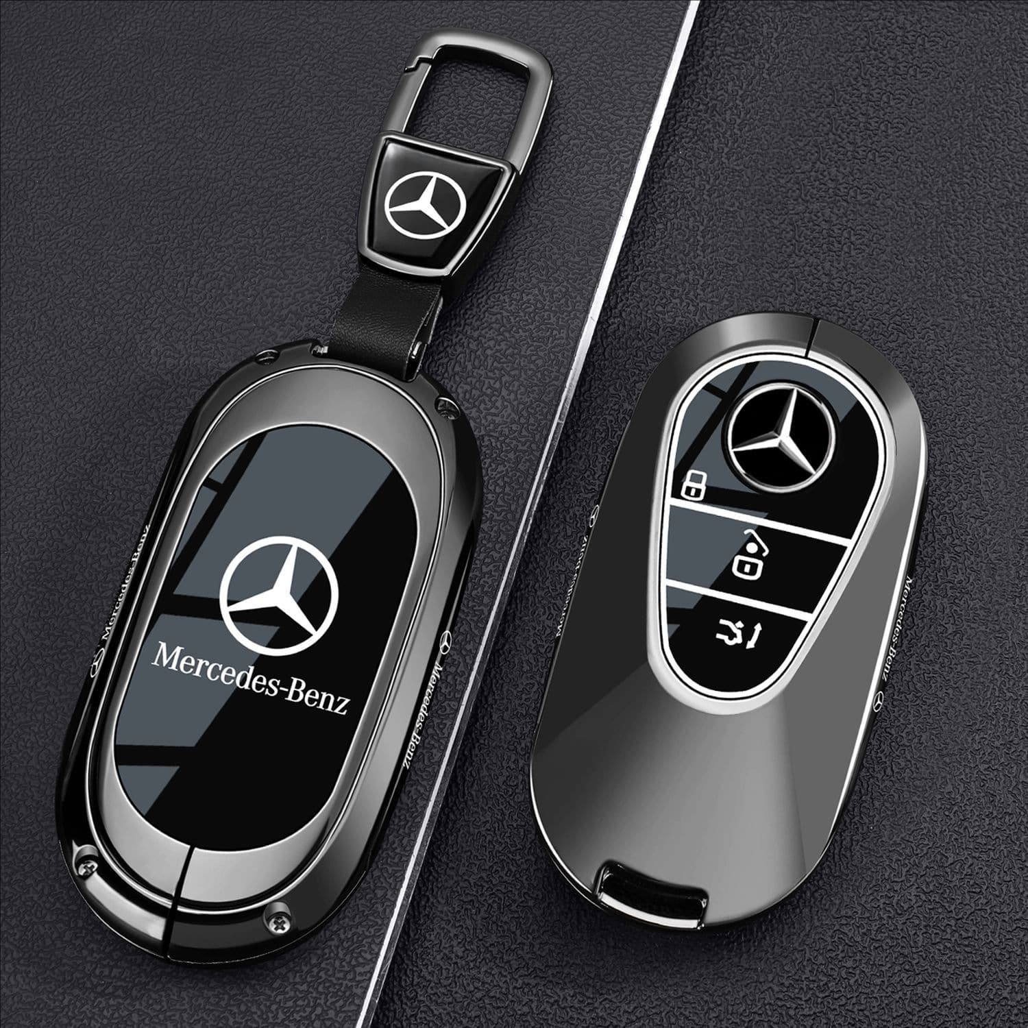 Compatible with Mercedes-Benz C260L Key Case C-Class C200L/GLC300L New E-Class E300L Car Cover GLB Buckle GLE